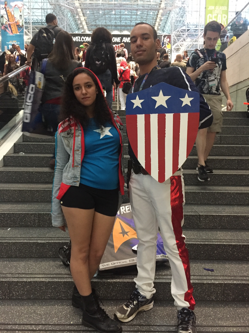 A very patriotic Young Avengers couple.